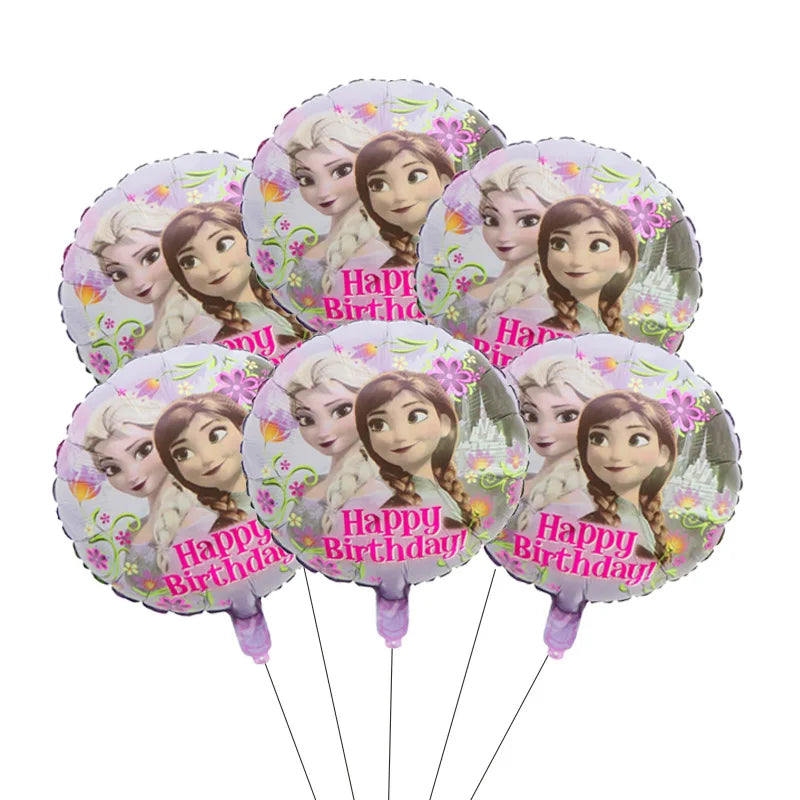 6st set Ballonger med Frost