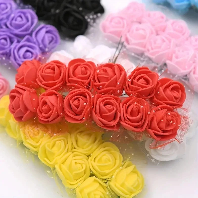 144 small foam roses
