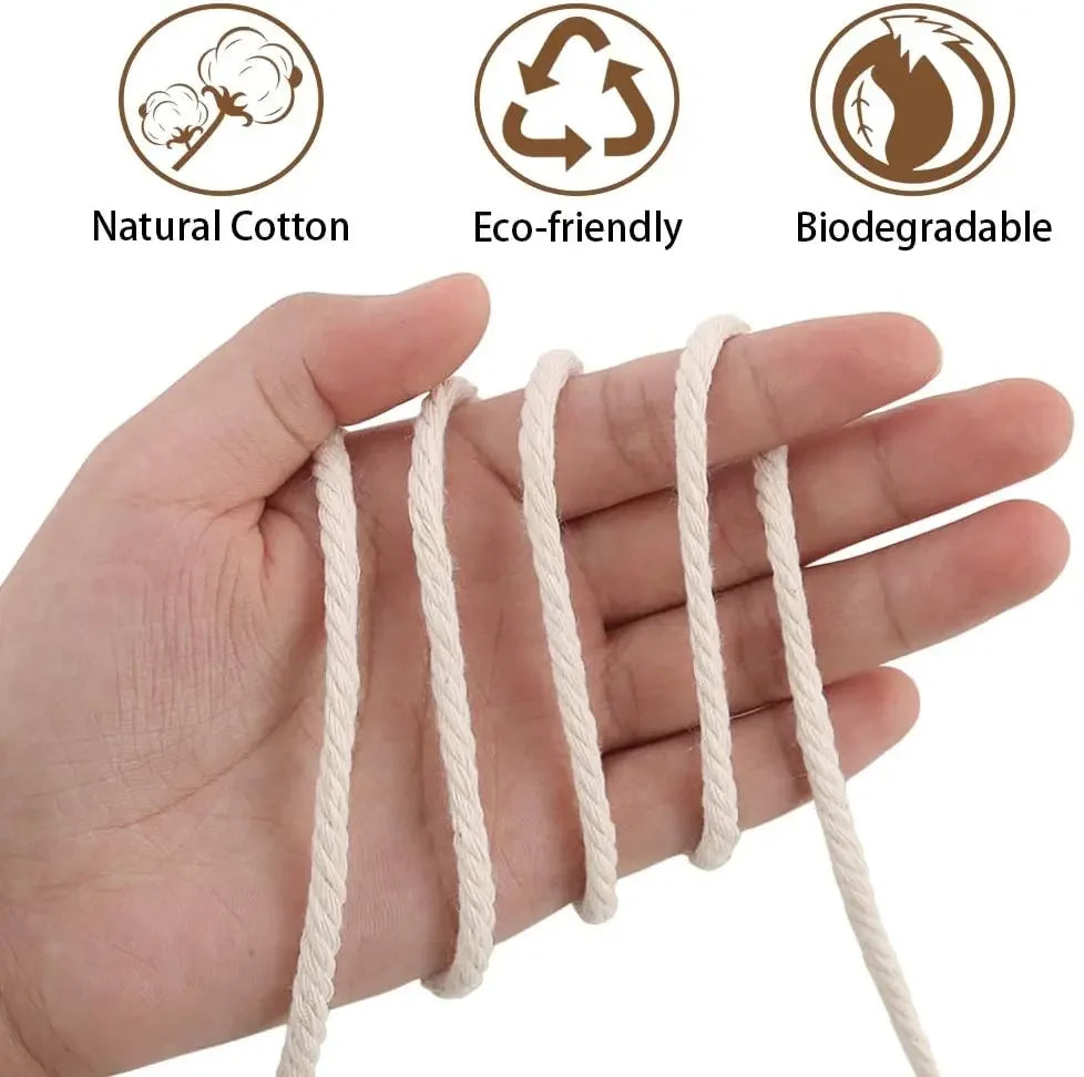 Macrame cotton cord