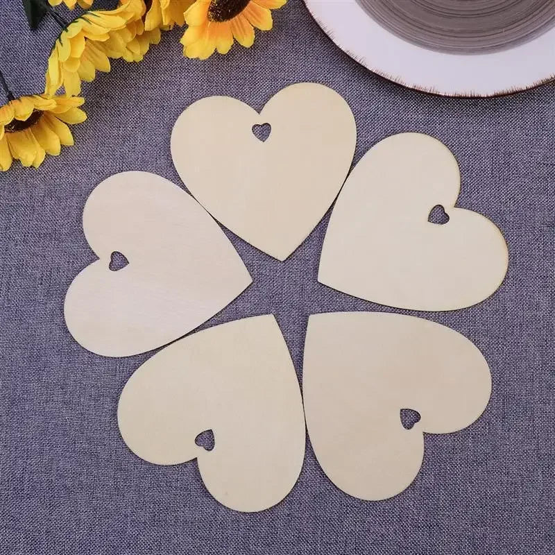 Wooden hearts