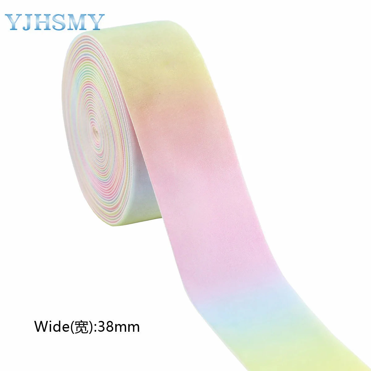Ribbon grosgrain rainbow colors.