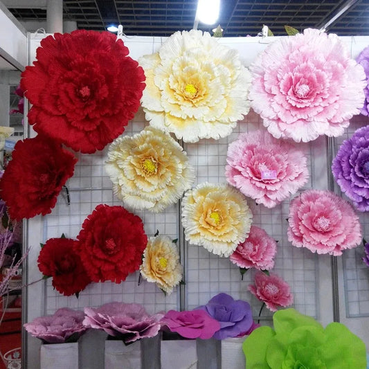 Stora dekorations blommor