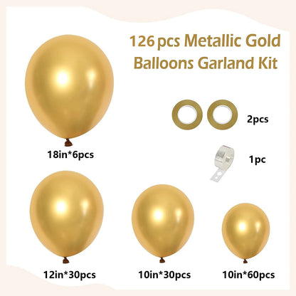 126st ballonger Guld/Silver