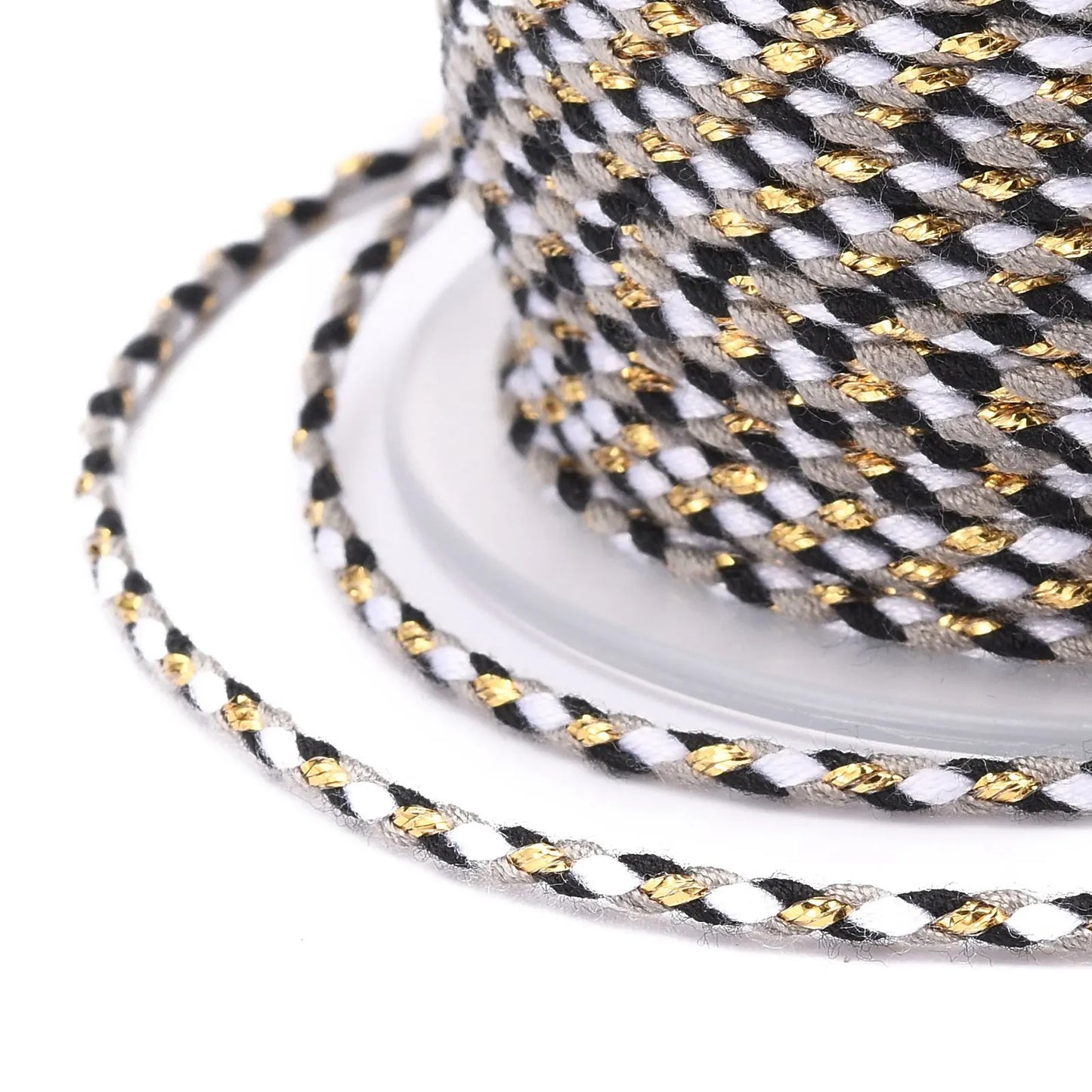 Striped cotton string