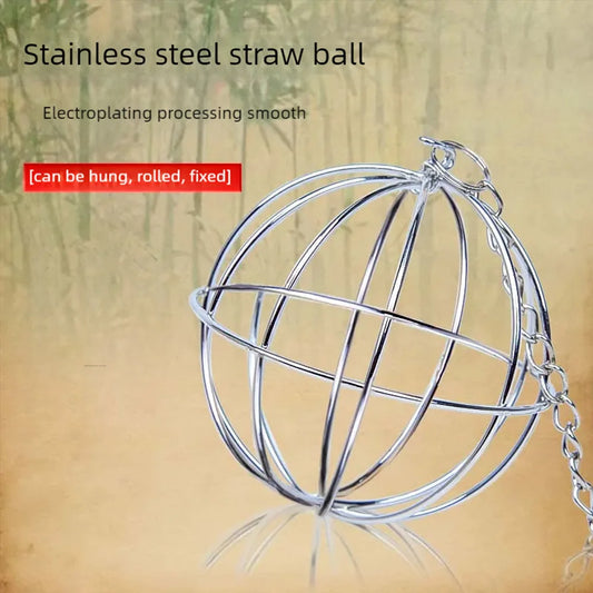 Metall boll  för Hö/gräs