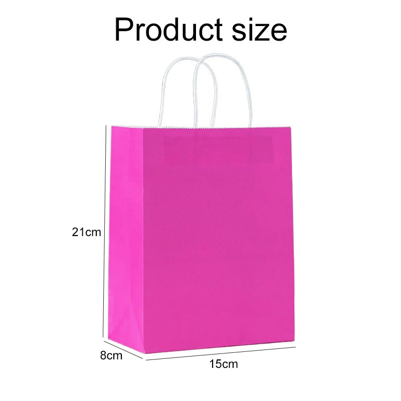 12-pack presentpåsar Rosa