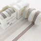 5-pack mönstrad scrapbooking tejp