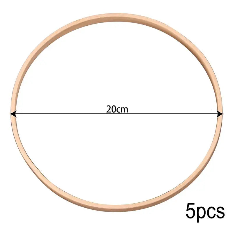 Bambu trä ringar