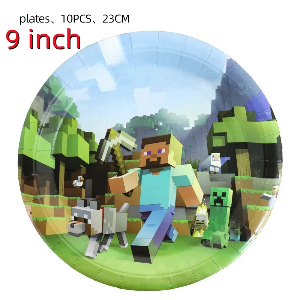 Kalas dekoration med Minecraft
