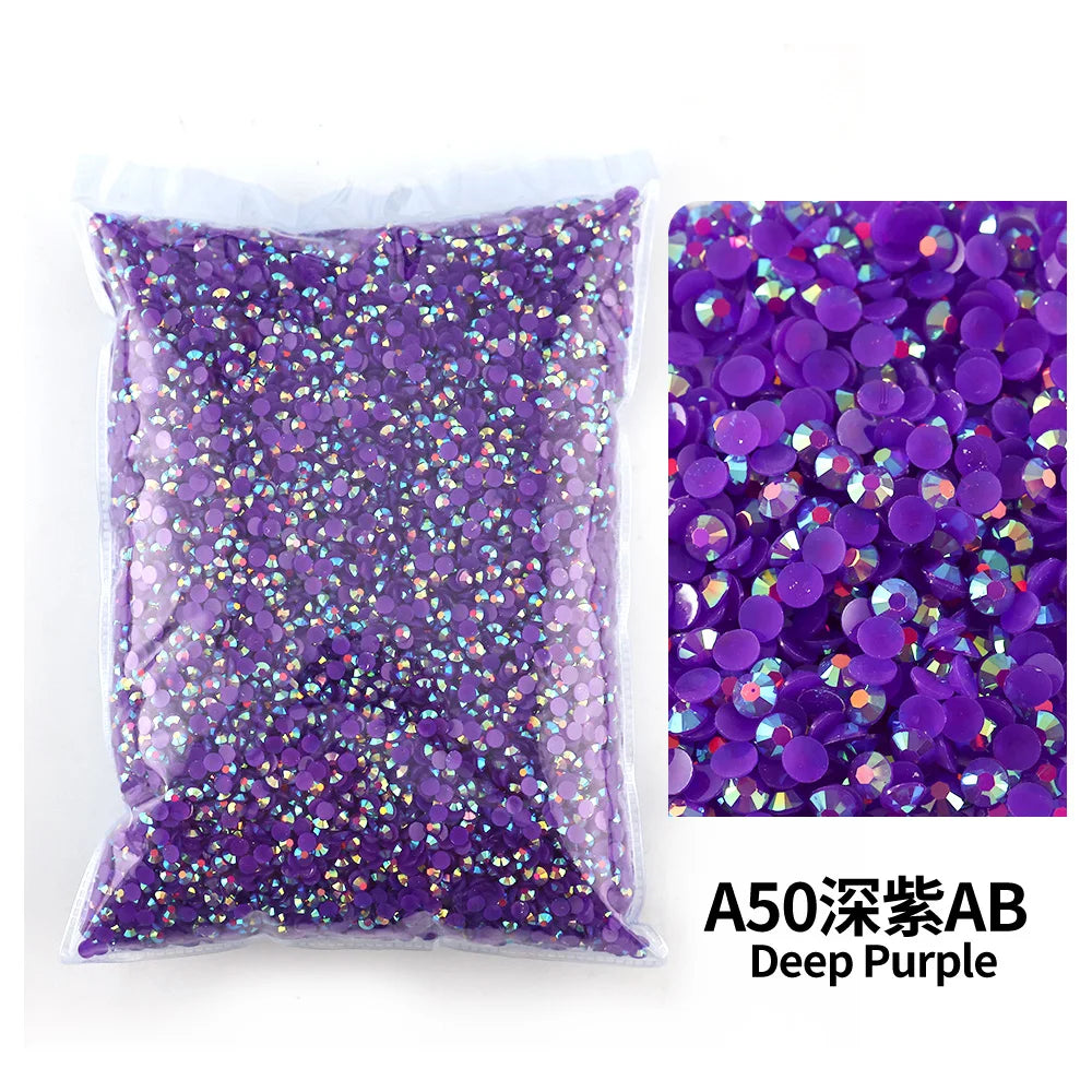 Strass stenar resin olika Lila nyanser