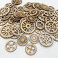 Wooden wheels in different sizes