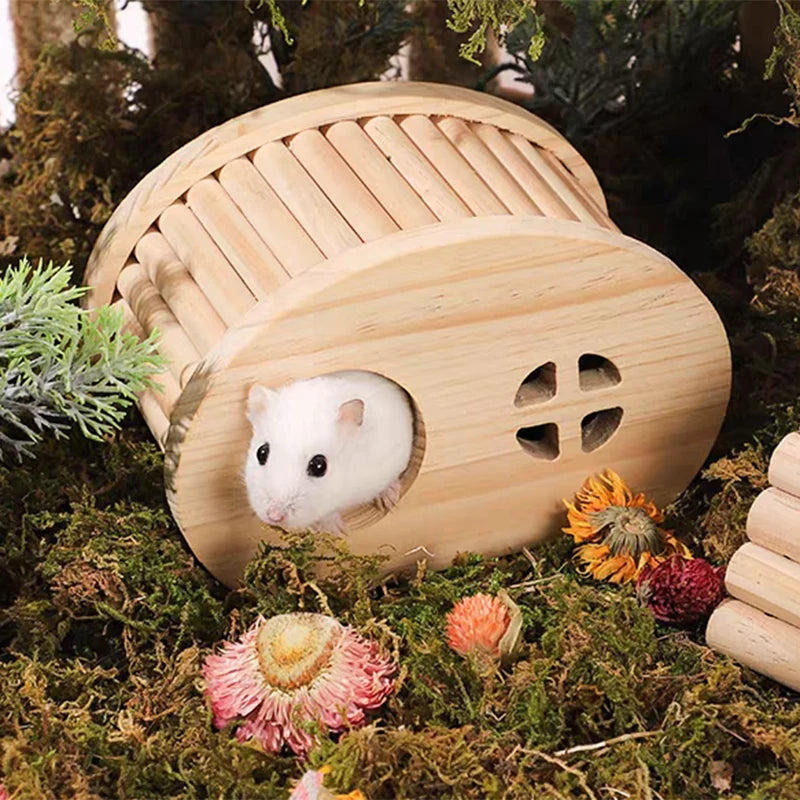 Trä hus för hamster