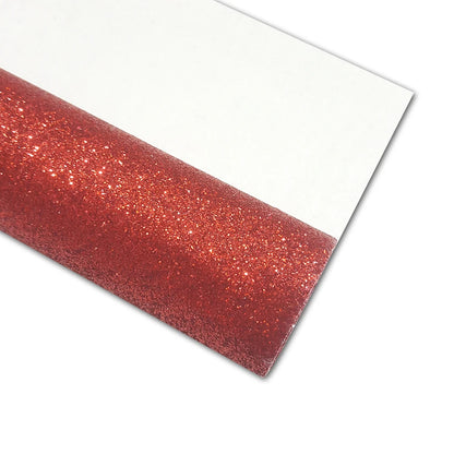Leather fabric with glitter in different colors