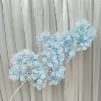 Långa plast blommor