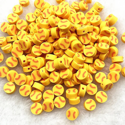 Pärlor polymer lera Bollar