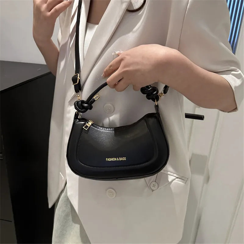 Trendy leather tote bag
