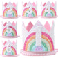 Unicorn krona till kalas barnet