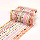 10-pack of narrow patterned tape