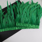 10 meters rooster feathers on ribbon
