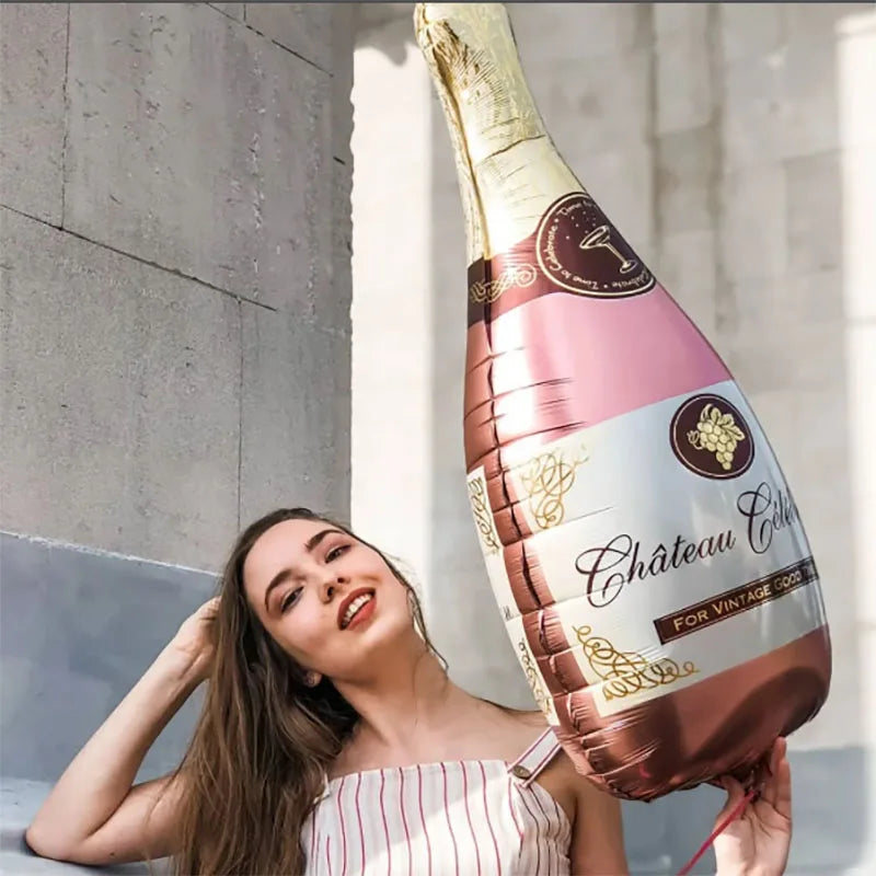 Stora Ballonger champagne flaskor
