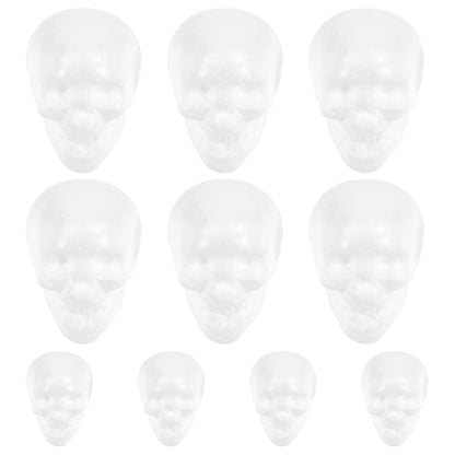 25pcs Styrofoam Skulls