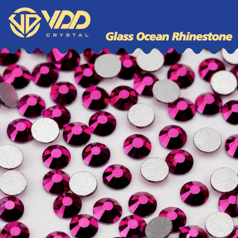 Strass stenar Metallic Fuschia