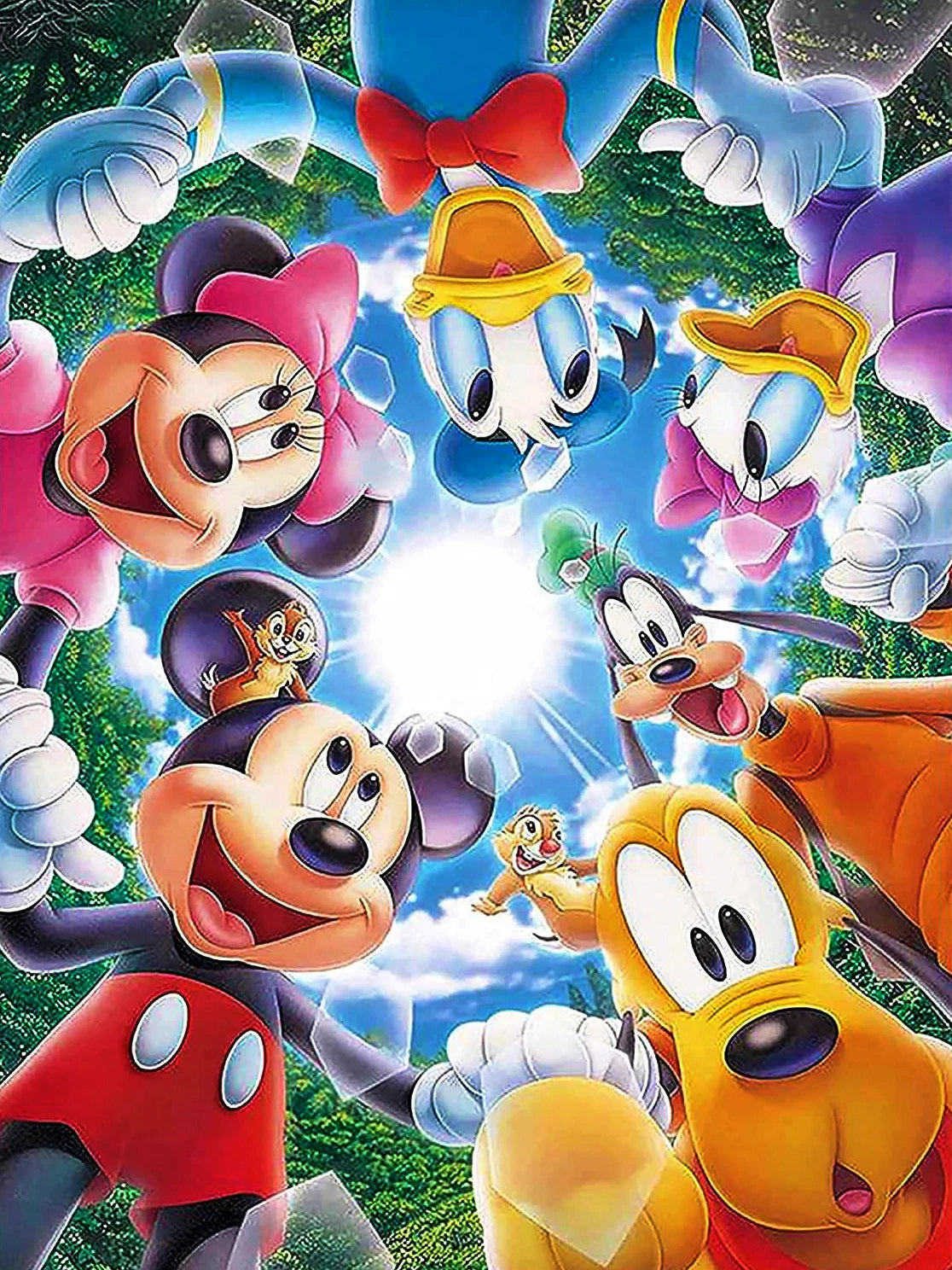Diamant målning Disney Kalle Anka  Musse pigg