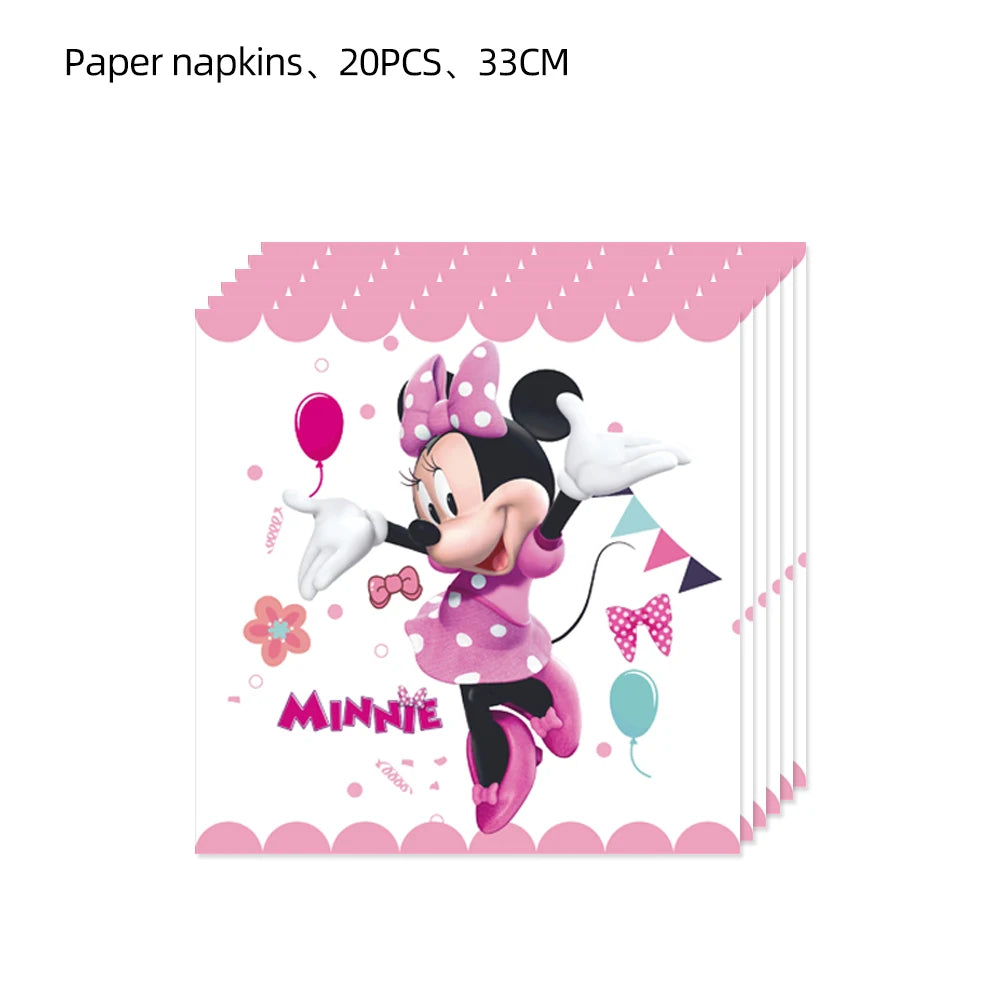 Kalas dekoration med Minnie pigg