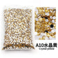Strass stenar Resin Guld Brun orange grön nyanser