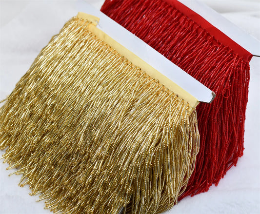 Tassel med glaspärlor
