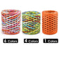 100M natural raffia paper yarn mixed colors 