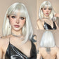 Wig Bob hairstyle in different colors 