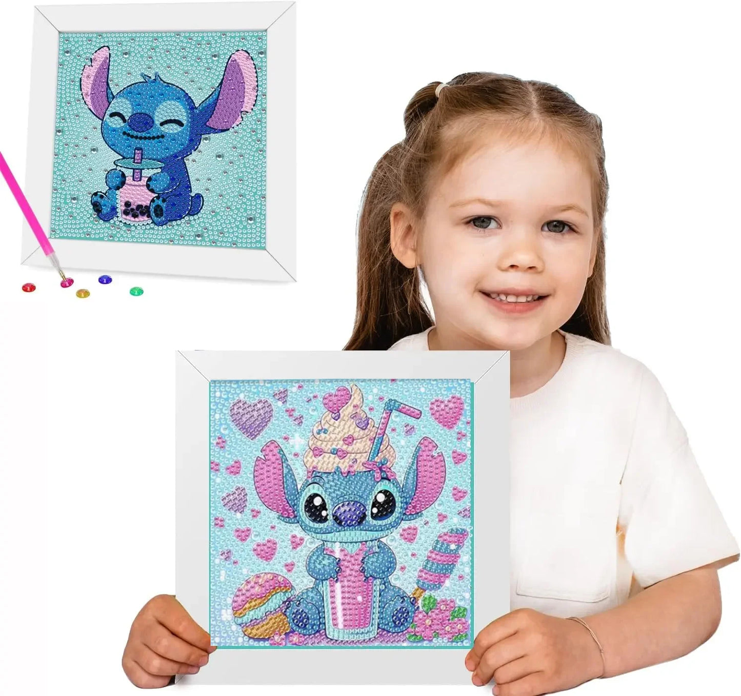 Diamant målning barn Disney Stitch
