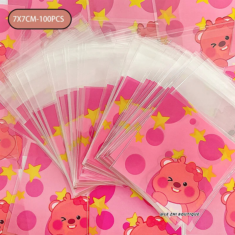 100-pack Hello Kitty cellofan påsar