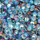 Strass stenar Aquamarine