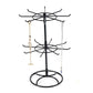 Metal jewelry stand 2 tiers rotating