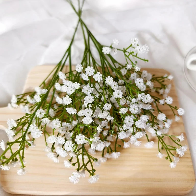 Blombukett fake Gypsophila blommor