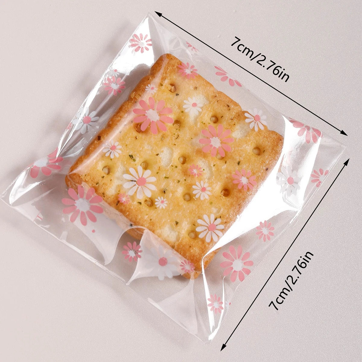 100-pack cellofan påsar med blommor