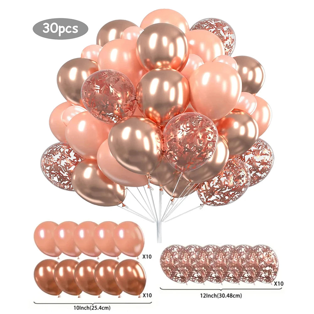 Olika set med ballonger 30st