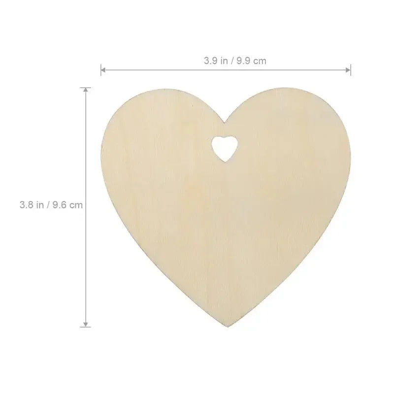 Wooden hearts
