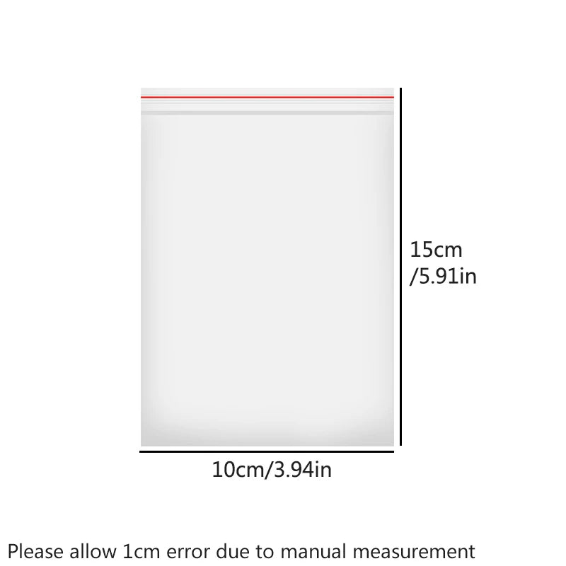 Zipp lock påsar 500st