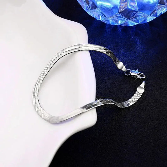 Armband med ormkedja i äkta silver