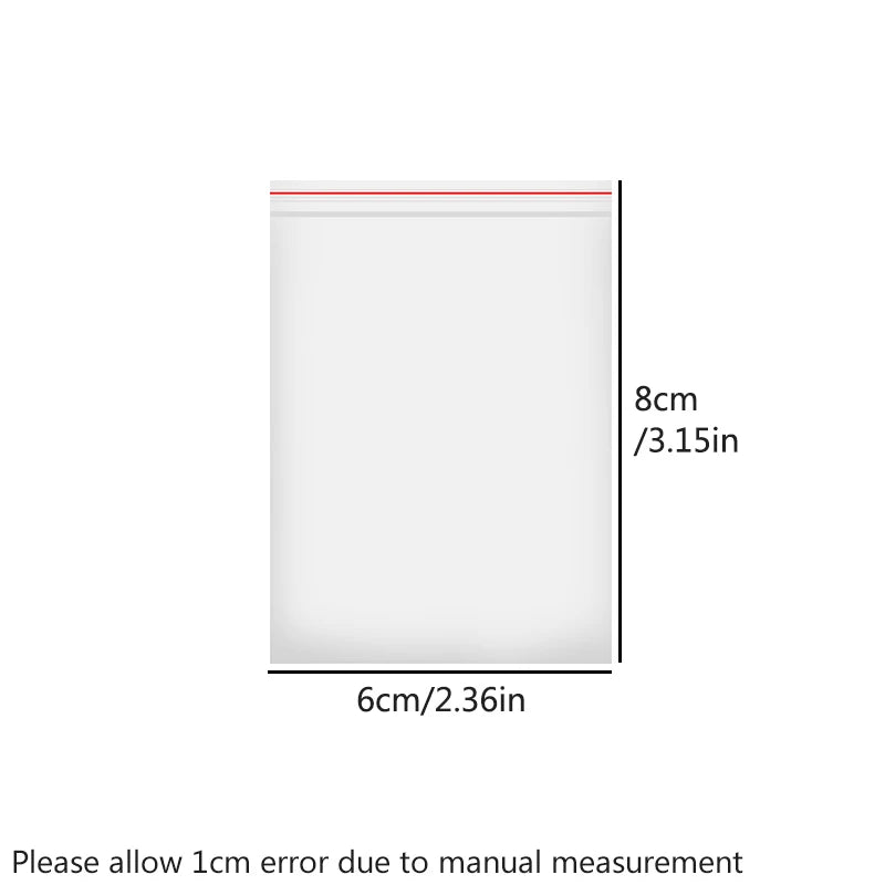 Zipp lock påsar 500st