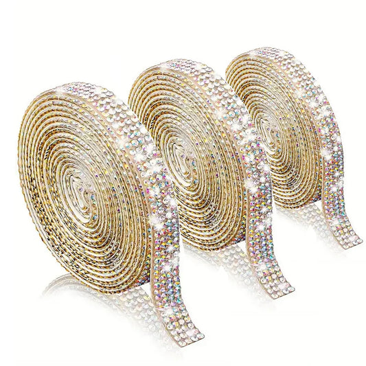 Smal Multicolor Strass tejp 2-4pack