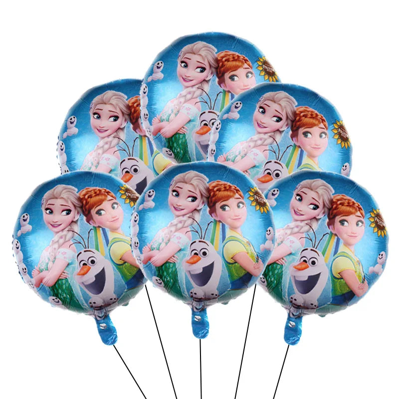 6st set Ballonger med Frost