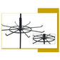 Metal jewelry stand 2 tiers rotating