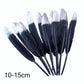 Goose feathers black with gold pattern