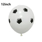 Ballong set med siffra och fotbolls motiv