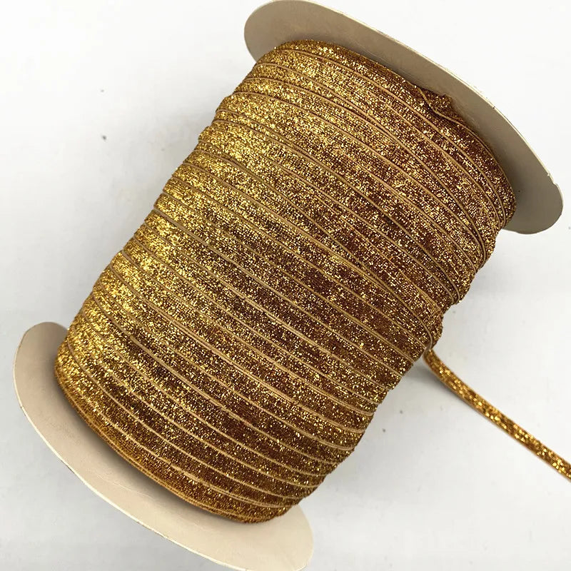 Glittrande sammets band 6mm