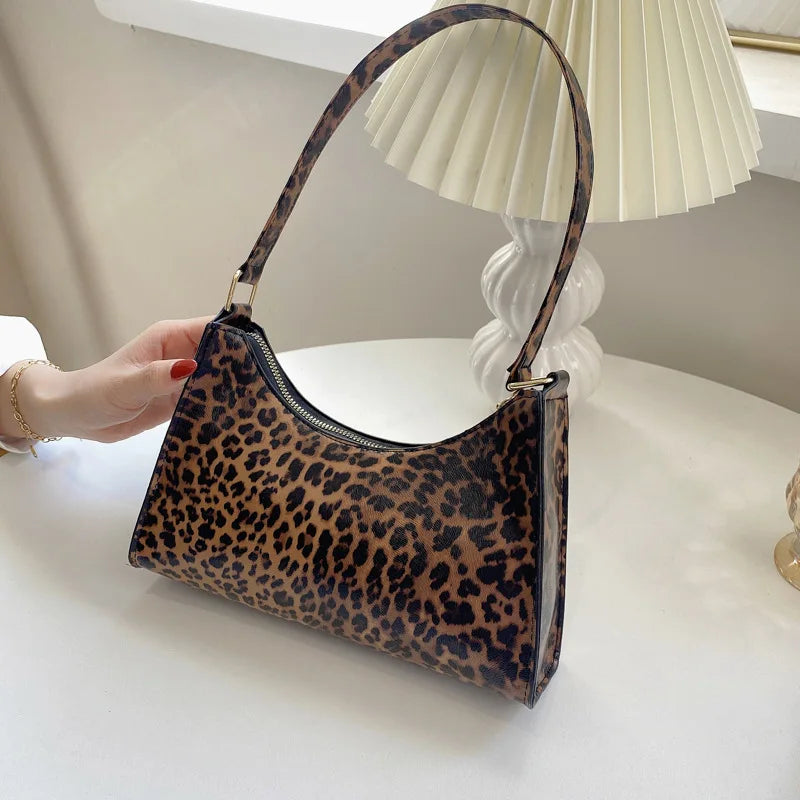 axelrem väska leopard ,ko mönster och zebra